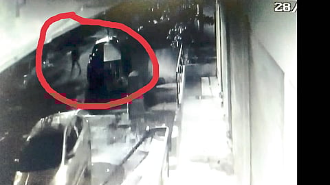 Suspect captured on CCTV footage