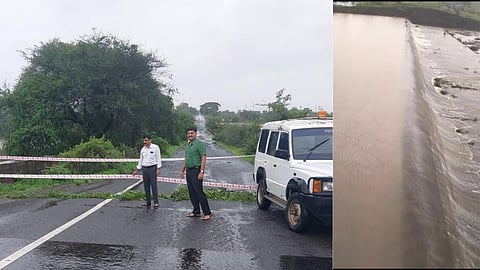 ozarkhed, waghad dam overflow latest marathi news