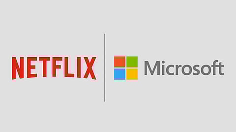 netflix and microsoft partnership working on cheaper ad based subscription plan model know details