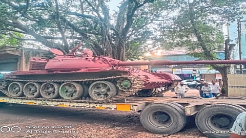 T-55 tank of war of 71 In Sangli