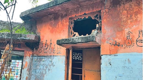 12 Zilla Parishad schools waiting for repairs in Srirampur
