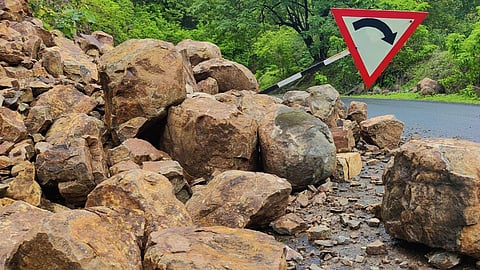Sinhagad Ghat road landslide forest department did not take action will fort start tomorrow