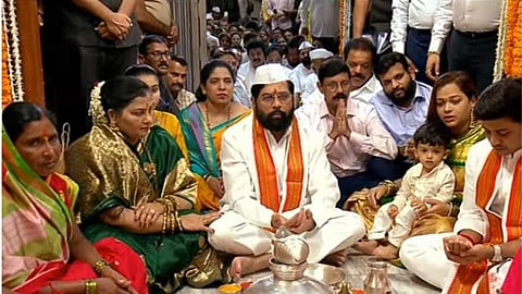 ashadi ekadashi four generations of eknath shinde pandharpur