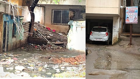 Ambegaon Drainage water street road