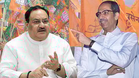 'कावळे संपतील, गायी राहतील...' सेनेने नड्डांना दिला इशारा