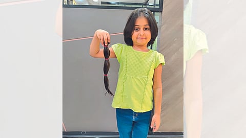Risha Rathi hair donation