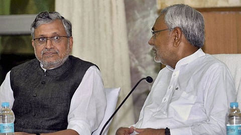 sushil modi & cm nitish kumar
