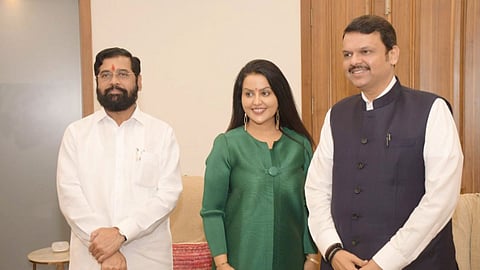 Amruta Fadnavis Devendra Fadnavis Eknath Shinde