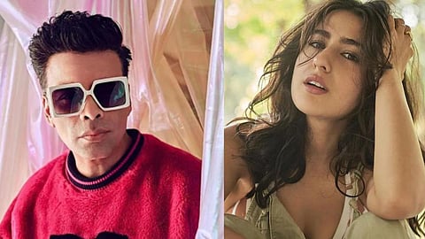 Karan Johar Confirm 2 film with Sara ali Khan and also comment on sara's personal life