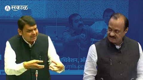 suhas kande aggressive in session Devendra Fadnavis Ajit Pawar gave understanding
