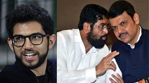 Aditya Thackeray , Devendra Fadnavis and Eknath Shinde