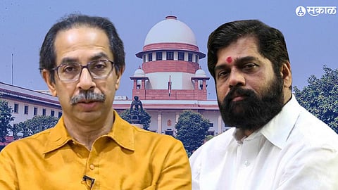 Eknath shinde uddhav Thackeray supreme court hearing cji shiv sena