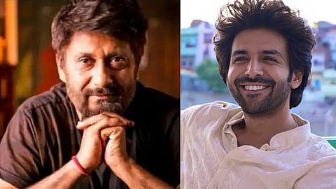 Vivek Agnihotri post for kartik Aaryan, share a selfie with kartik