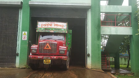 sludge in truck
