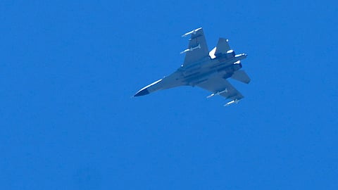 Hundreds of fighter jets hovered over Taiwans border today