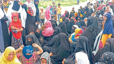 Buldhana Women Agitation