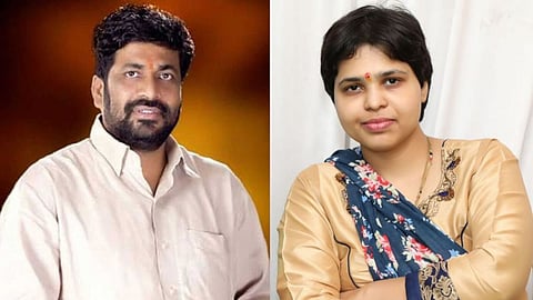 Trupti Desai and Bacchu Kadu