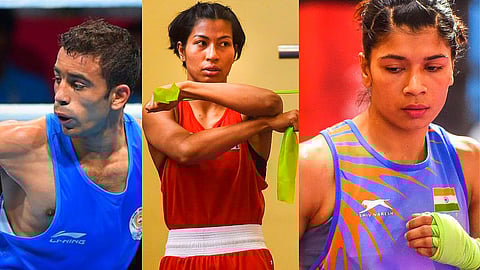 Commonwealth games 2022 nikhat zareen amit panghal five other players boxing assured of medals
