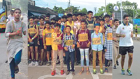 marathon held in the city on Friday to mark the Amrit Jubilee year of Indian Independence. .