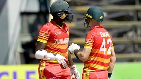 ZIM vs IND 1st ODI Brad Evans Richard Ngarava 9th Wicket 70 Runs partnership Zimbabwe highest 9th wicket partnership against India