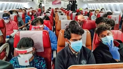 Flight with mask