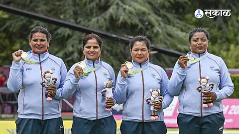 lawn bowls gold medal team india women team