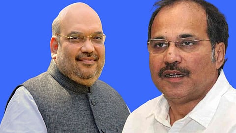 Adhir Ranjan Chaudhary and Amit Shah News