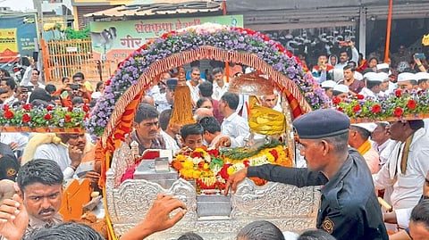 Shri Sant Gajanan Maharaj Palkhi Ceremony return from Pandharpur