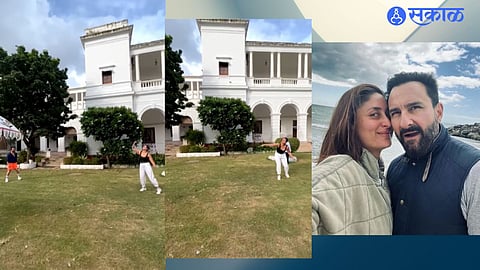 Kareena Kapoor Plays Badminton With Saif Ali Khan