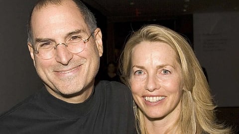 Steve, Laurene Powell Jobs