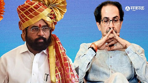 Eknath Shinde Uddhav Thackeray