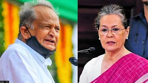 Sonia Gandhi And Ashok Gehlot
