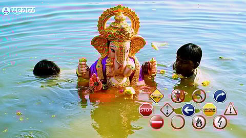 Ganesh visarjan 2022 pune traffic route change