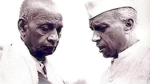 sardar vallabhbhai patel and pandit jawaharlal nehru