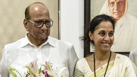 Sharad Pawar And Supriya Sule