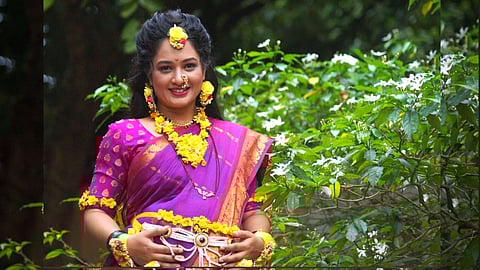 gauri's baby shower in sukh mhanje nakki kay asta serial on star pravah