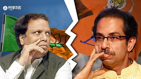 शिवसेनेची 'कमळाबाई' टीका भाजपला बोचली; शेलारांचं थेट ठाकरेंना खरमरीत पत्रं