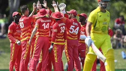 Zimbabwe Defeat Australia Players Celebrate In Team Bus Video Gone Viral