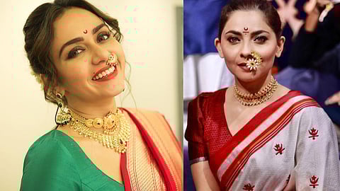 Sonalee Kulkarni speaks about amruta Khanvilkar in Bus Bai Bus Show.