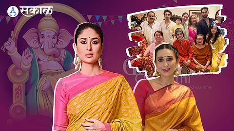Kareena Kapoor And Karishma Kapoor Celebrate Ganesh Festival With Family