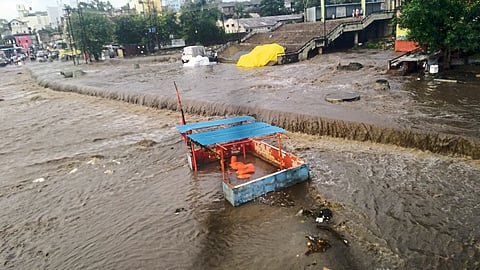 Flood at Waghadi River