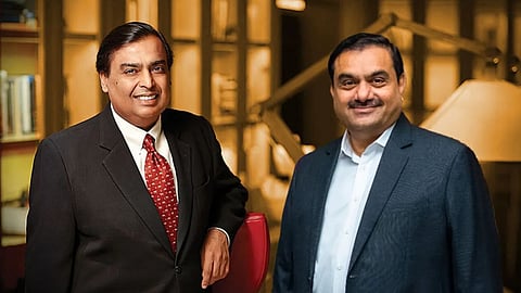 Mukesh Ambani Gautam Adani