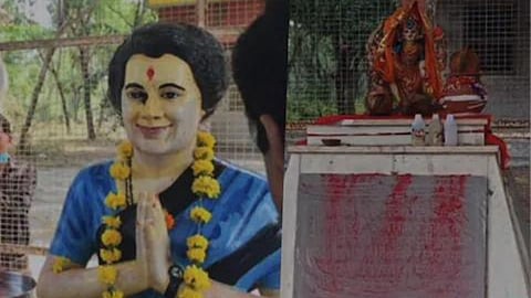 Former Prime Minister Indira Gandhi Statue