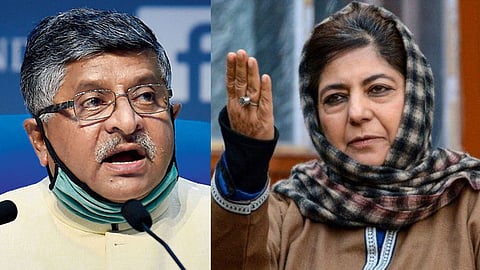 Ravi Shankar Prasad vs Mehbooba Mufti