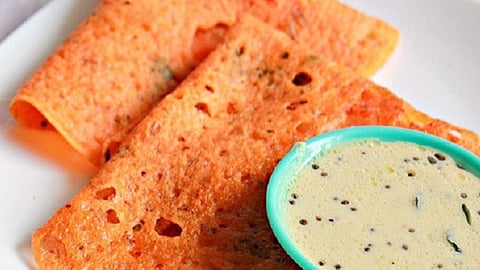 tomato masala dosa
