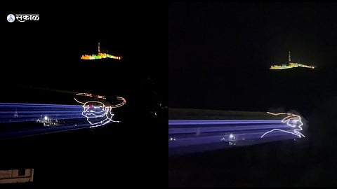 Diwali Festival : दिवाळीनिमित्त सिंहगडावर विद्युत रोषणाई