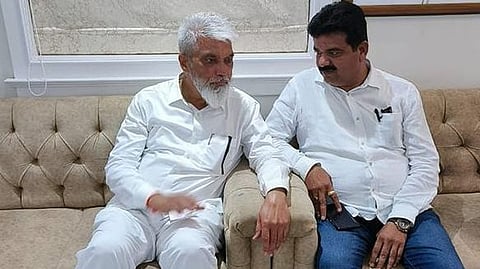 Shyamkumar Sable with Dada Bhuse