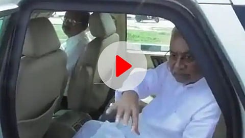 Bihar CM Nitish Kumar Injured