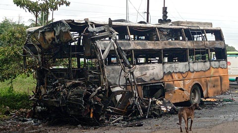 Bus Fire Accident News