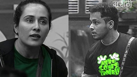 Bigg Boss Marathi 4 first fight in task akshay kelkar use bad words to tejaswini lonari